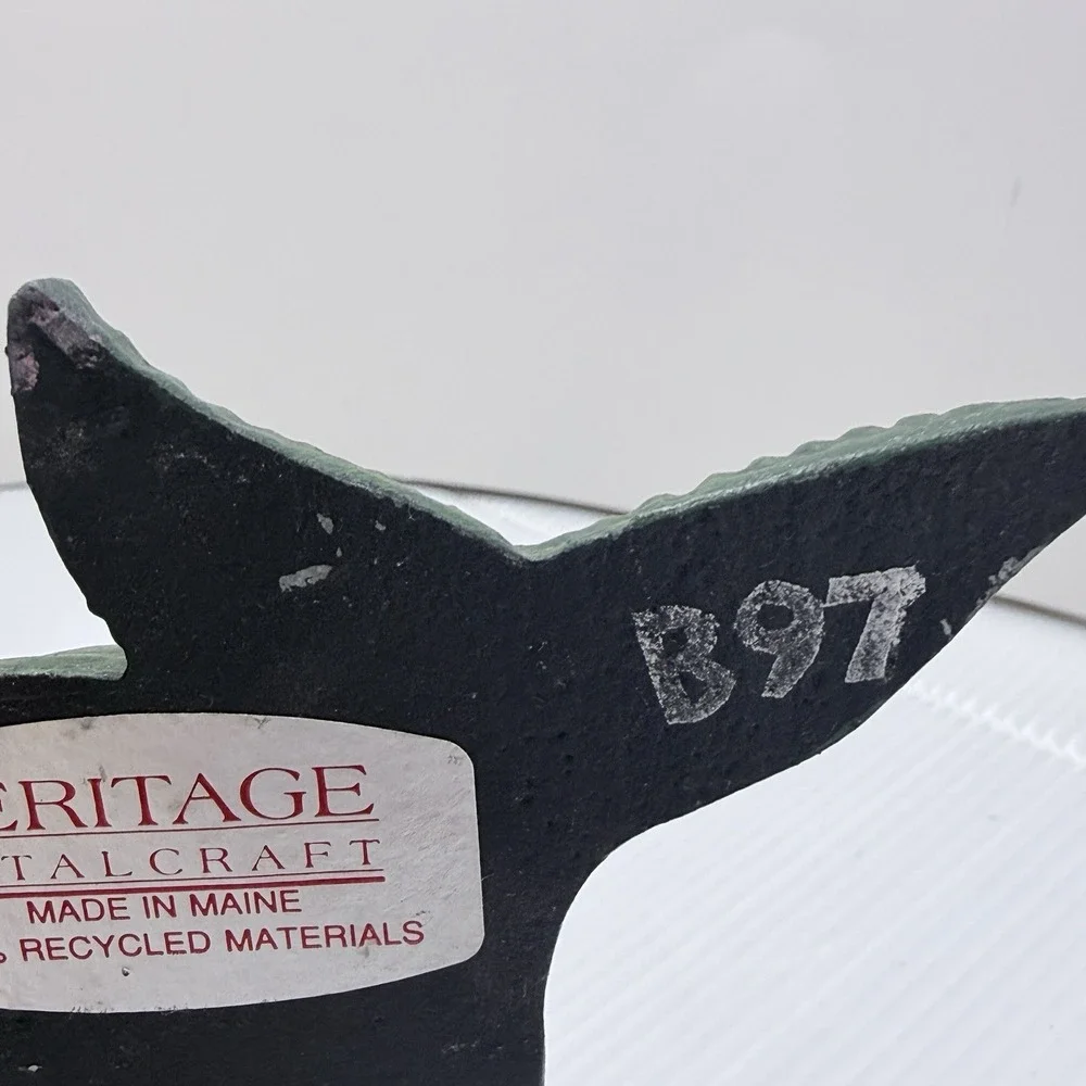 Vintage Heritage Metalcraft Cast Iron Mermaid Doorstop,  Book End Beach Decor